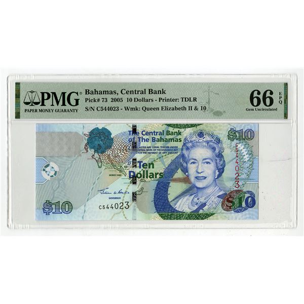 Central Bank of the Bahamas, 2005, Issued Banknote