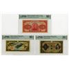 Image 1 : Central Reserve Bank of China & Japanese Military WWII, 1938 to 1940, Issued Banknote Trio