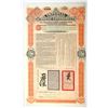 Image 1 : Imperial Chinese Government -  5% Tientsin-Pukow Railway Loan of 1908, I/U  £100 Sterling Bond