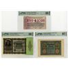 Image 1 : German Banknote Group of 3 Issued and PMG graded Banknotes, 1920 to 1923