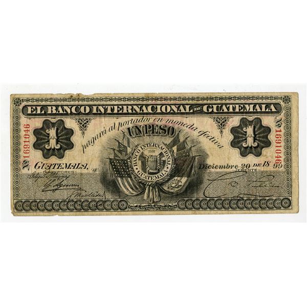 Banco Internacional de Guatemala, 1899, Issued Banknote