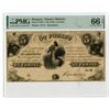 Image 1 : Hungarian Finance Ministry, ND (1852), Remainder Banknote