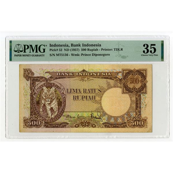 Indonesia, Bank Indonesia, ND (1957), Issued Banknote