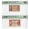 Image 1 : Board of Commissioners of Currency, 1941, Issued Banknote Pair