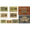 Image 1 : Russian Currency Notes, 1919 to 1920 Assortment of Issued Banknotes