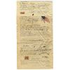 Image 1 : Civil War Naval Discharge Papers and Notarized Oath of Identity, 1864 For Claiming Prize Money from 