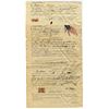 Image 1 : Civil War Naval Discharge Papers and Notarized Oath of Identity, 1864 For Claiming Prize Money from 