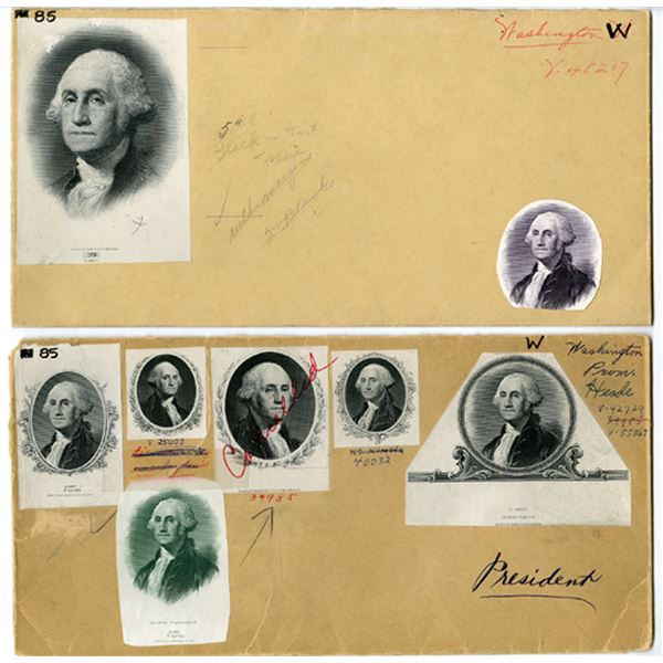 ABN and Predecessor Company's George Washington Vignettes, ND (1850-1900s)