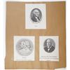 Image 1 : ABNC Proof Vignette Trio, ca.1900 to 1940s Including George Washington Portrait.