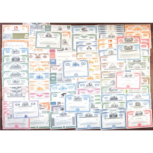 Miscellaneous Assortment of I/C Stock and Bond Certificates