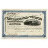 Image 1 : Brunswick & Western Railroad Co., 1883, Unique Approval Proof Stock Certificate