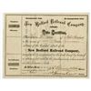 Image 1 : New Bedford Railroad Co., 1873, I/U Stock Certificate