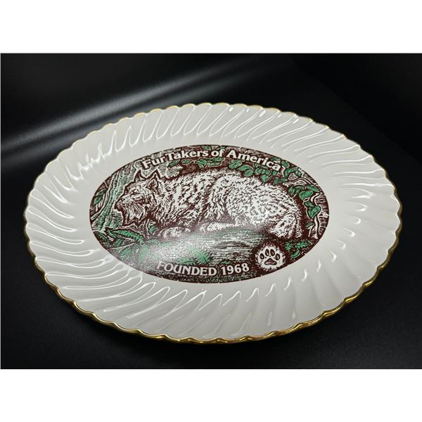 3 Piece Set - Fur Takers of America Limited Edition Plate Set