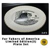 Image 8 : 3 Piece Set - Fur Takers of America Limited Edition Plate Set