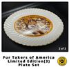 Image 9 : 3 Piece Set - Fur Takers of America Limited Edition Plate Set