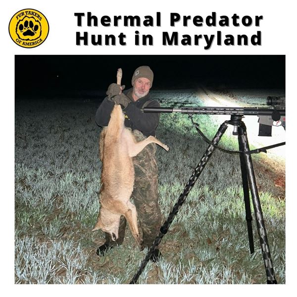 1 Day - Thermal Predator Hunt in Western Maryland for Two (2)