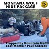 Image 5 : Tanned Montana Wolf Hide Package Trapped by Paul Antczak of History Channel's Mountain Men Show