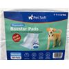 Image 2 : Pet Soft Booster Pads-Disposable Inserts for Dog Diapers (100ct, medium)
