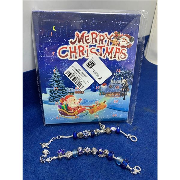 Merry Christmas Advent Calendar and Charm Bracelet