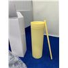Image 1 : Travel Cup with Straw-Yellow