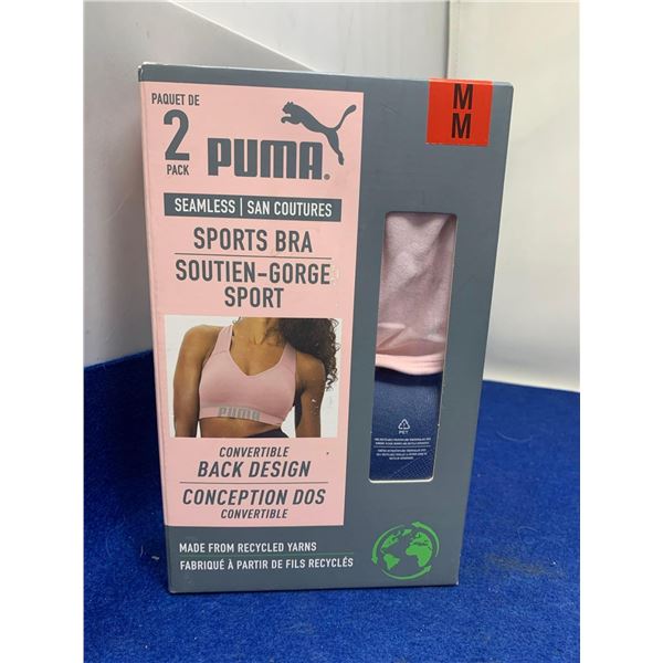 2pk Puma Seamless Sports Bra (M)
