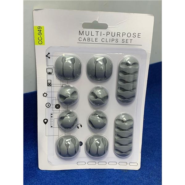 Multi Purpose Cable Clips Set