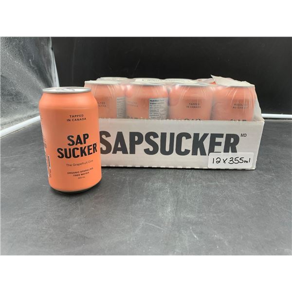 Sap Sucker Organic Sparkling Tree Water-Grapefruit (12 x 355ml)