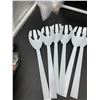 Image 2 : Lot of Plastic Utensils