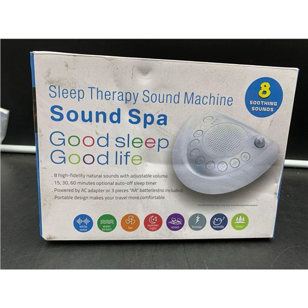 Sleep Therapy Sound Machine (8 Soothing Sounds)