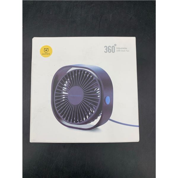 360 Degrees Adjustable USB Desk Fan