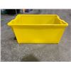 Image 1 : Extra Strong Yellow Amazon Stacking/Nesting Bins - No Lids  One Bin Per Lot - 23x16x11"Tall