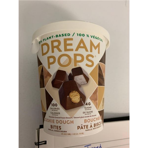 FROZEN - Plant Based Dream Pops Cookie Dough Bites 12x118ml