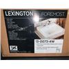 Image 2 : Lexington Foremost Semi-Recessed Rectangular Vessel Lavatory  18"w x 16 1/4"d x 7 7/8"h