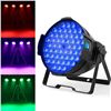 Image 1 : Big Dipper DJ Stage Par Lights 54 LEDx4W Upgraded RDM & DMX Sound Activated Party Lights RGB Uplight