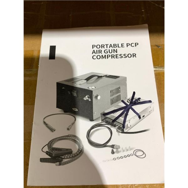 Pcp Portable Compressor Portable PCP Air Gun Compressor - A D Auction Depot Inc.