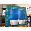 Image 1 : 70-Hour Ultrasonic Humidifier 2 Pack