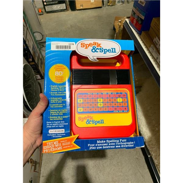 Speak & Spell Classic Spelling Game