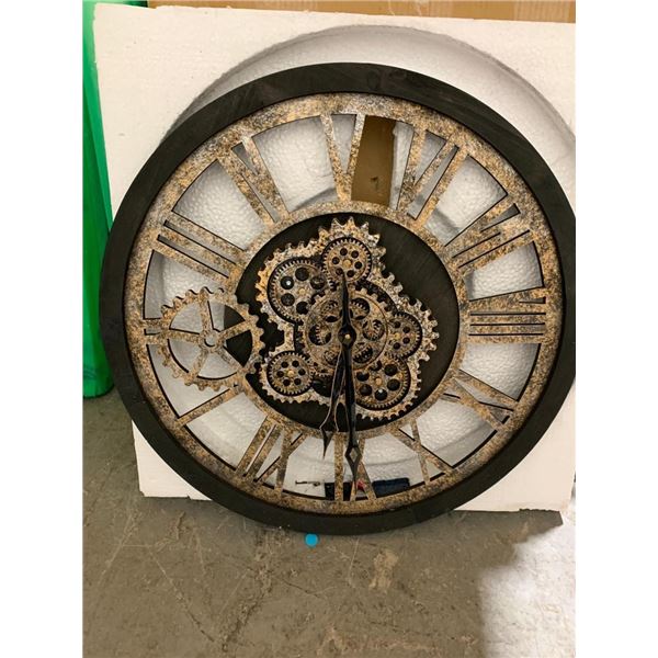 Steampunk Style Battery opperated Wall Clock