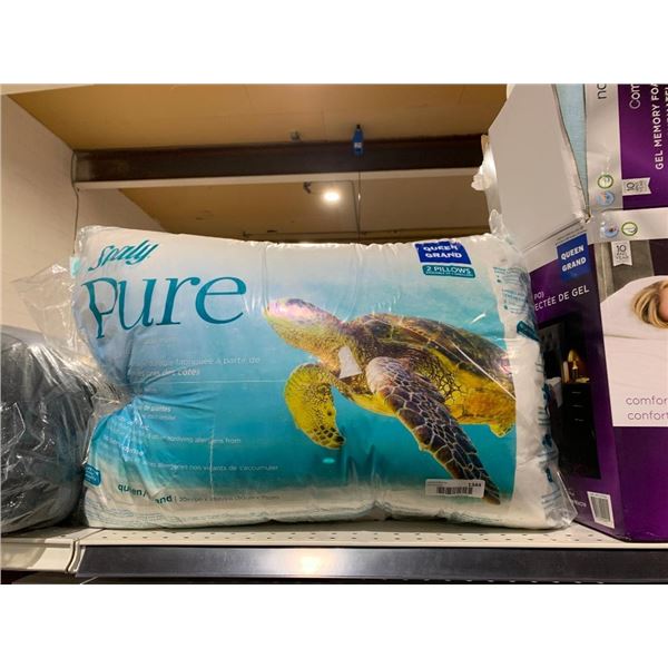 Sealy Pure Lot of 2 Pillows - Standard Queen Size