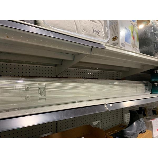 Brillihood LED Vapor Proof 4ft Light Fixture, & 2 Bulbs