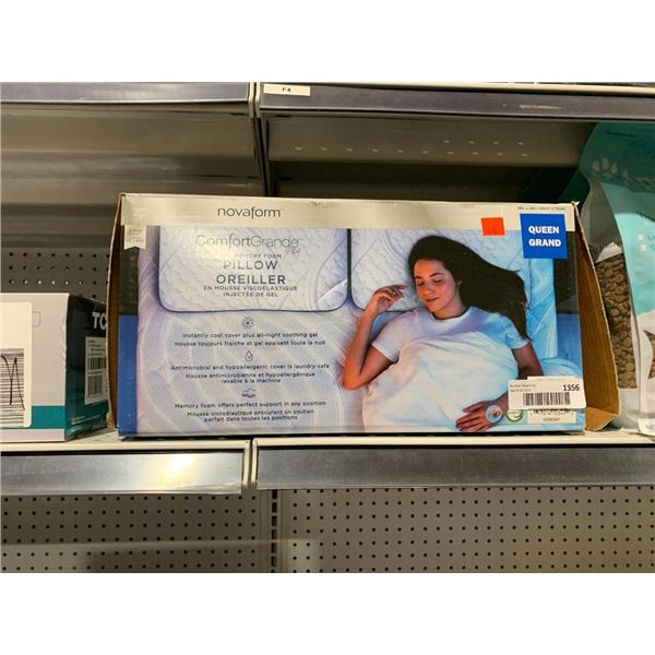 Comfort grande gel memory Foam Pillow Queen Size