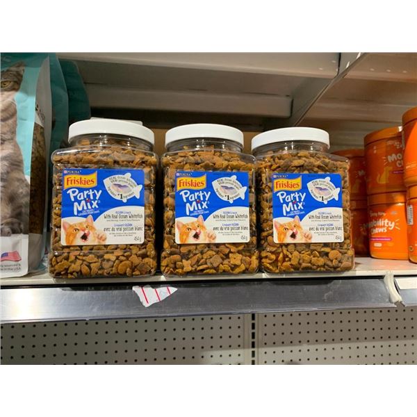Friskies Ocean Whitefish party mix Cat Treats 3 x 454g