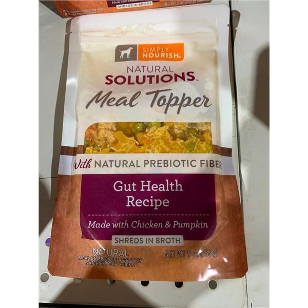 Natural Solutions Chicken Meal topper Dog Food 6x255g