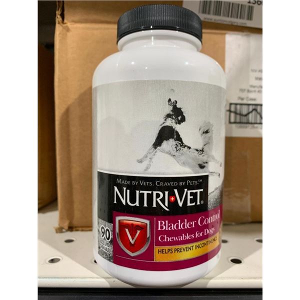 Nutri-Vet Bladder Control Chewables for Dogs 12x90 Count