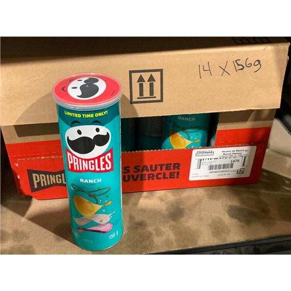 Pringles Ranch Chips 14 x 156g