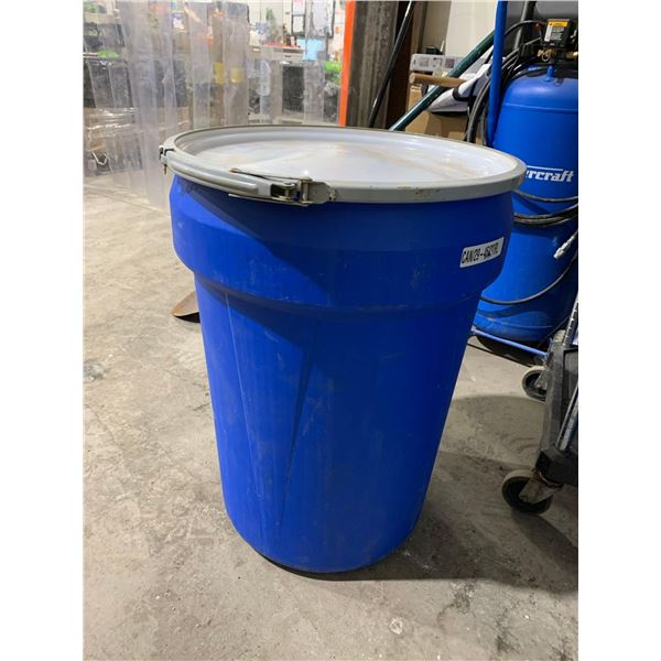 Industrial  Barrel with Pressure Sealing Ring & Flat Lid - 28"Tall x 21" Diameter