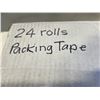 Image 2 : CASE OF PACKING TAPE - 24 NEW ROLLS