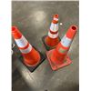 Image 1 : 3  LARGE SAFETY CONES - APPROX 28INCH