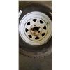 Image 2 : 15 INCH TRAILER TIRE ON RIM