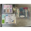 Image 1 : LOT OF CRAFT GLUE STICKS, PAPER, AND 2 CASES OF  'THE TON COUTURE COLOR' INK PADS